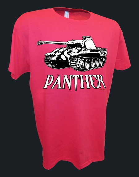 Panther Panzer WW2 German SS Division D-Day Rc tank pink